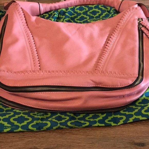 OrYANY Pink Leather Women's Bag - Picture 5 of 9